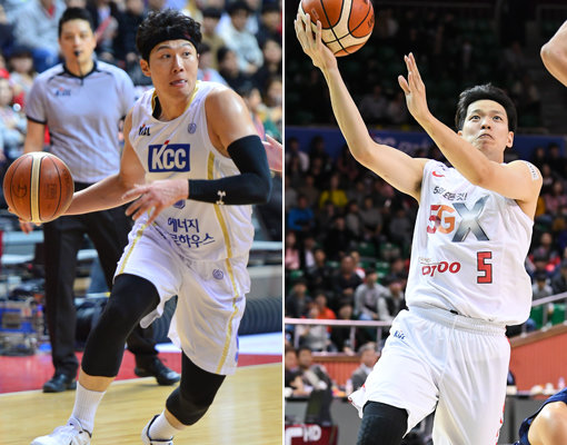 KCC 이정현(왼쪽)-SK 김선형. 사진제공｜KBL