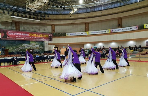 2018 어르신과 함께하는 전국 댄스스포츠대회. 사진제공｜대한체육회