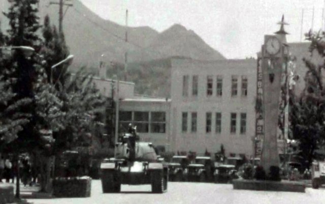 1980년 5월 전남도청을 장악한 계엄군의 모습.(5.18민주화운동기록관 제공 영상 캡처)2018.5.9/뉴스1 © News1