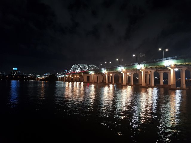 양화대교 경관조명.(서울시 제공)