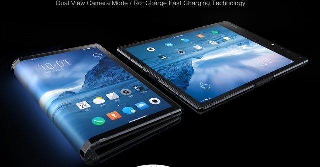 폴더블 스마트폰 - 로욜레 홈피 갈무리