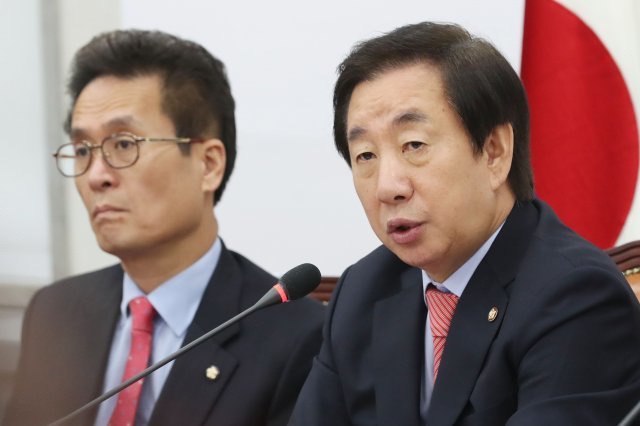 김성태 자유한국당 원내대표. © News1