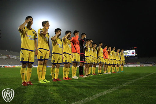 아산 무궁화. 사진제공｜아산 무궁화 프로축구단