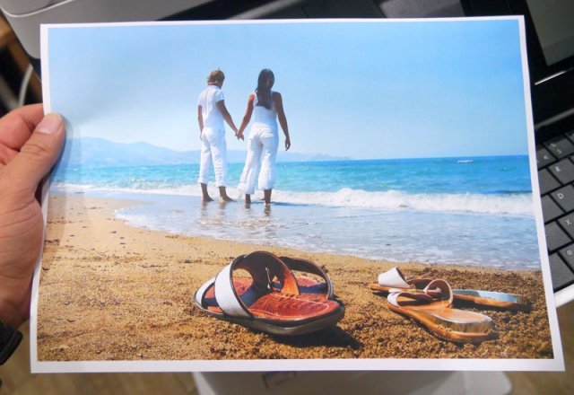 만족스러운 컬러 출력 품질