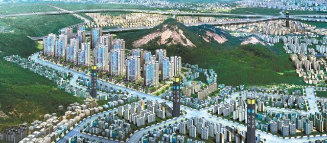 상계빛그린 광역 조감도