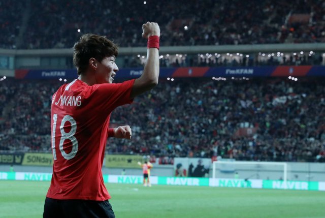 한국 축구대표팀 공격수 황의조.(26·감바 오사카) © News1 DB