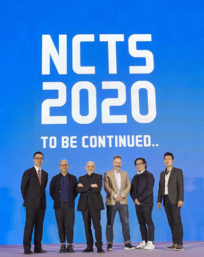 NCTS 2019 강연자 (왼쪽부터) 현정오 수석, 라파엘 데 카르데나스, 마리오 벨리니, 이안 데번포트, 린든 네리, 김승현 수석. 사진제공=노루그룹