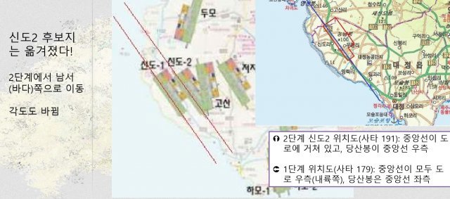 제2공항 반대 성산읍대책위원회와 제2공항 반대 도민행동은 19일 도의회 도민의 방에서 기자회견을 열고 제2공항 인프라 확충 사전타당성 용역에서 제2공항의 유력한 후보지였던 대정읍 신도리가 의도적으로 배제됐다고 주장했다.사진은 반대측이 이날 근거로 제시한 자료 캡처(제2공항 반대 성산읍대책위원회 제공)© News1© News1
