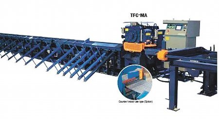 미르철강의 대표 보유 기계 TOYO철근가공절단기 TFC-MWA.