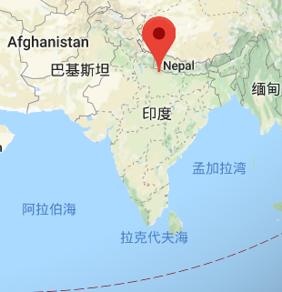 빨간 표식은 사건이 발생한 도시 - 구글 지도 갈무리