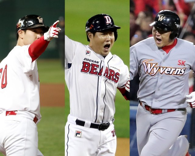 2019년 FA 최대어로 꼽히는 이재원, 양의지, 최정.(왼쪽부터) © News1 DB