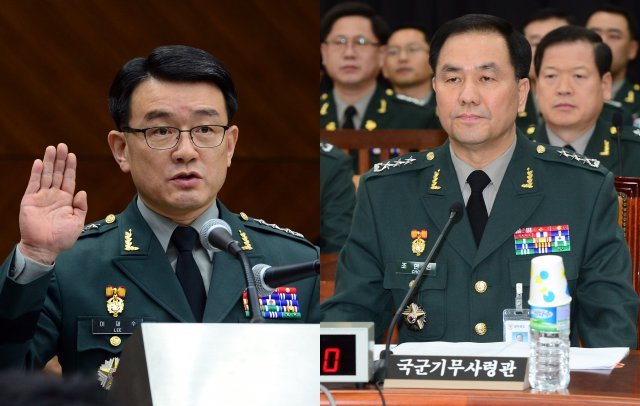 이재수 전 기무사령관(왼쪽)과 조현천 전 기무사령관. © News1 DB