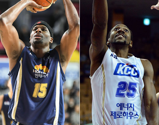 전주 KCC 브라운(왼쪽)-티그. 사진｜KBL·스포츠동아DB
