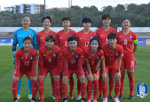 한국 여자 축구대표팀. 사진제공｜대한축구협회