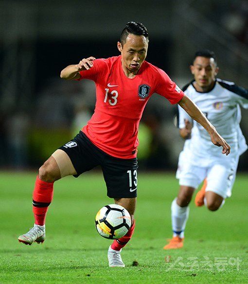 한국 남자 축구대표팀 문선민. 스포츠동아DB