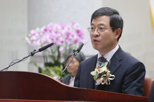 지난해 8월 취임한 이동원 대법관. 2018.8.2/뉴스1 © News1