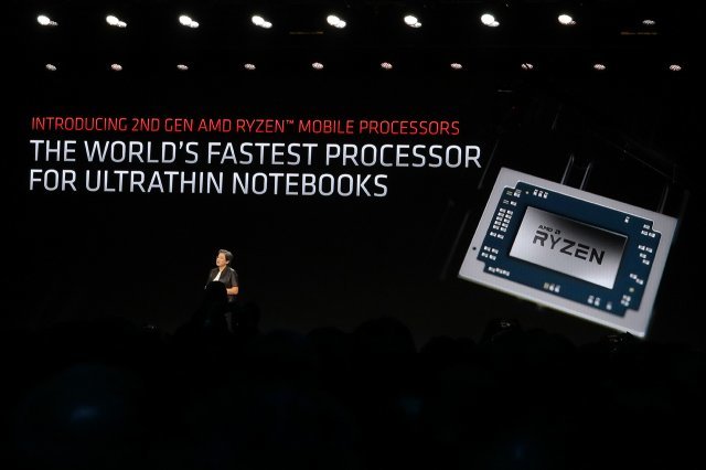 2세대 라이젠 모바일 프로세서를 공개한 리사 수 AMD 최고경영자(출처=IT동아)