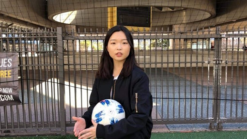 축구전문기자의 꿈을 향해 도전을 멈추지 않고 있는 배가원씨. 사진제공｜배가원