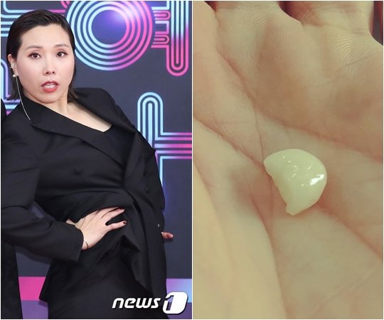 신봉선(왼쪽)과 신봉선인스타그램 © News1