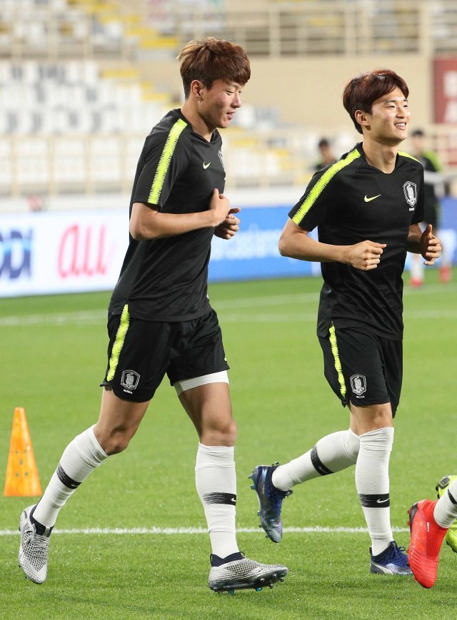 대한민국 축구대표팀 황의조(왼쪽) © News1 DB