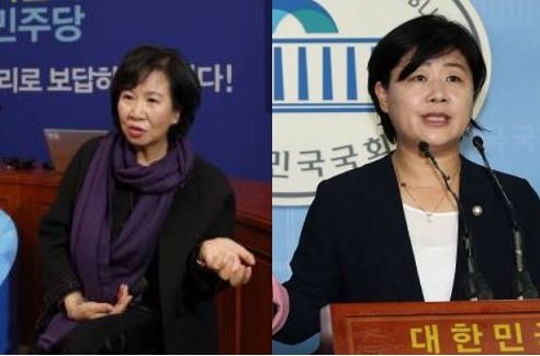 사진=왼쪽부터 손혜원·서영교 의원(동아일보)