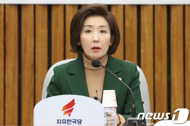 나경원 자유한국당 원내대표ⓒ News1