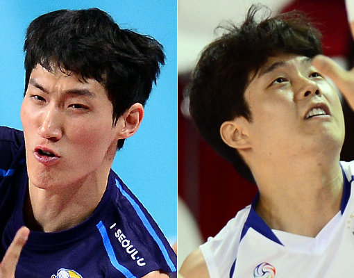 박진우(왼쪽)-정동근. 스포츠동아DB