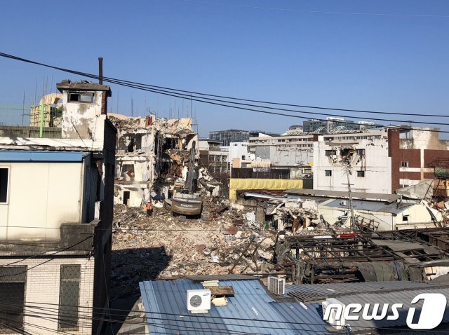 서울 을지로 일대 재개발 철거 현장 모습.(뉴스1 자료사진)© 뉴스1