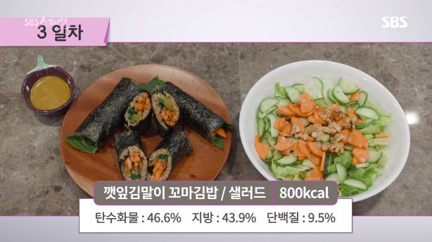 FMD 식단, 하루 세끼 저칼로리 식사 …요요현상 적어 성공확률 高/SBS 방송화면 캡처.