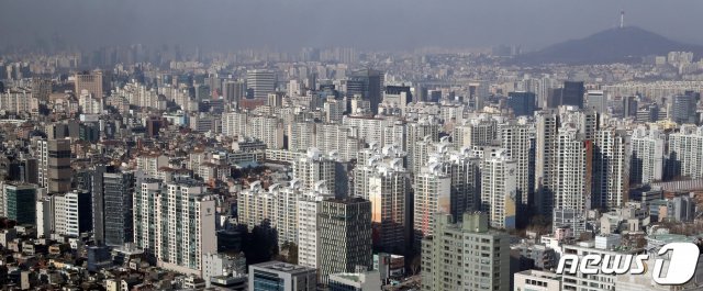 서울 아파트 단지의 모습.© News1