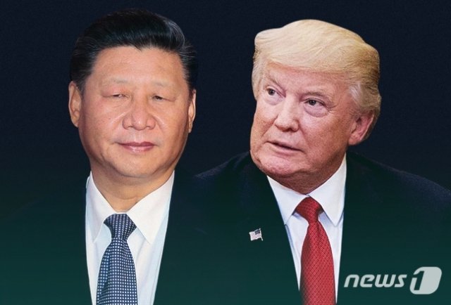 시진핑 중국 국가주석과 도널드 트럼프 미국 대통령© News1