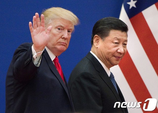 도널드 트럼프 미국 대통령(왼쪽)과 시진핑 중국 국가주석(오른쪽). ©AFP=News1 자료 사진
