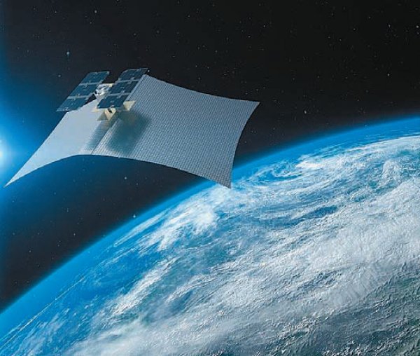 미국 위성개발 스타트업 카펠라 스페이스가 개발 중인 초소형 합성개구레이더(SAR) 위성의 상상도. 사진 출처 카펠라 스페이스