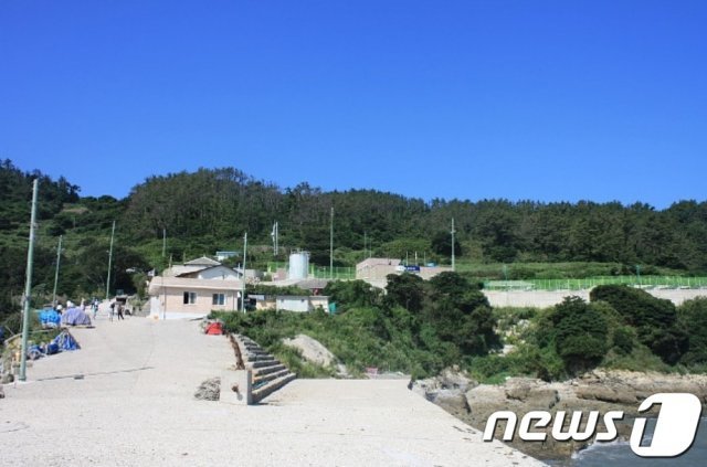 진도군 조도면 눌옥도 마을입구 모습/뉴스1 © News1