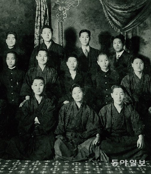 1919년 2·8독립선언을 주도한 재일본 유학생들. 동아일보DB