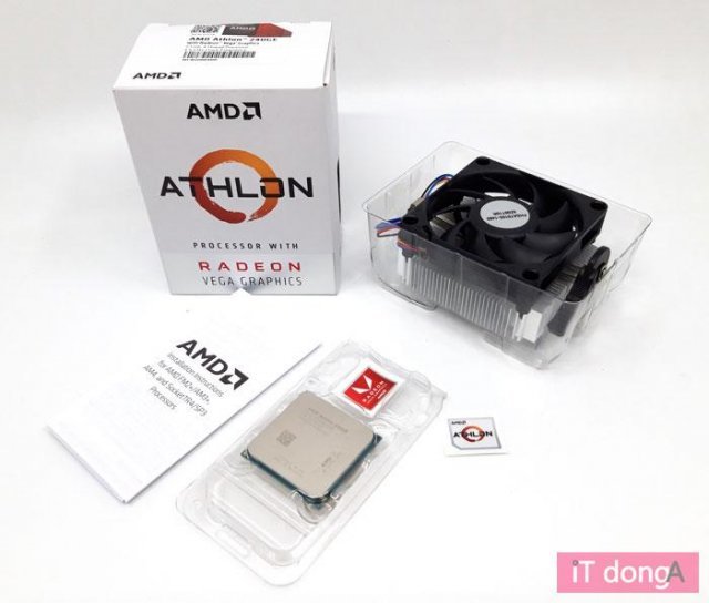 AMD 애슬론 240GE 패키지(출처=IT동아)