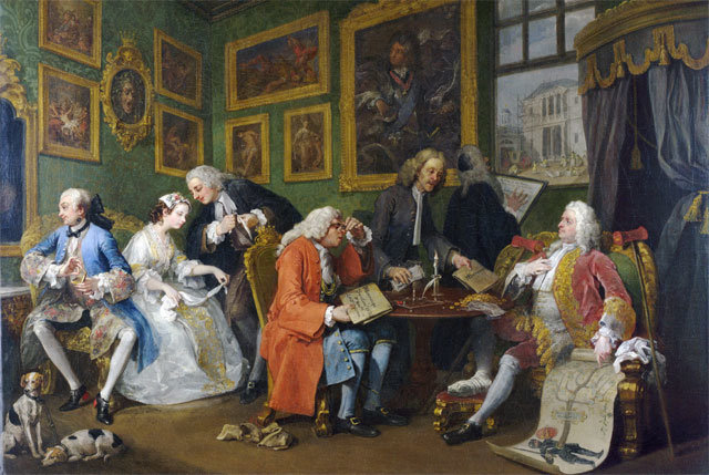 윌리엄 호가스 ‘결혼계약’. 1743년경.