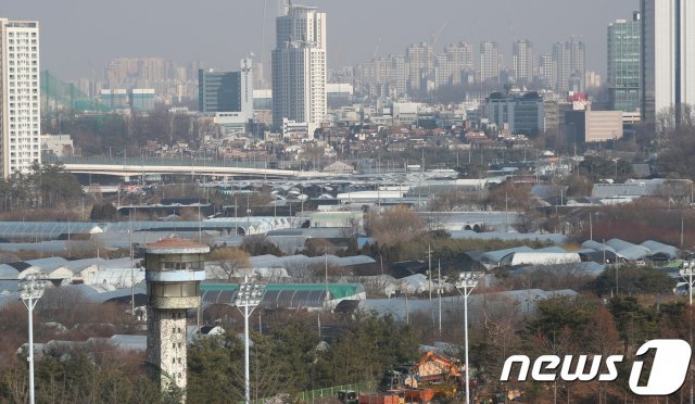 제3기 신도시로 지정된 경기도 과천 지구. 2018.12.19/뉴스1 © News1