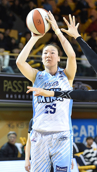 삼성생명 배혜윤. 사진제공｜WKBL