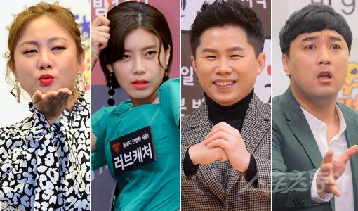 tvN ‘코미디빅리그’를 통해 도약한 개그맨들. 왼쪽부터 박나래, 장도연, 양세영, 황제성. 스포츠동아DB