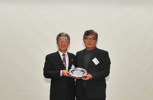 GKL 임찬규 감사(오른쪽)DHK 류근태 한국감사협회 회장. 사진제공|GKL