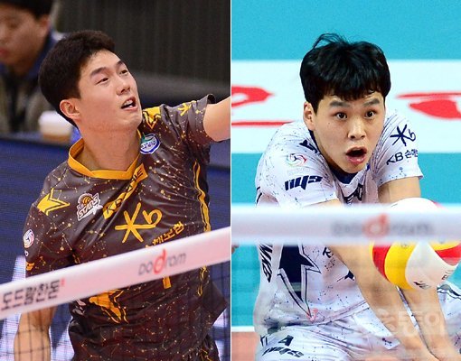 KB손해보험 정동근(왼쪽)-정민수. 스포츠동아DB