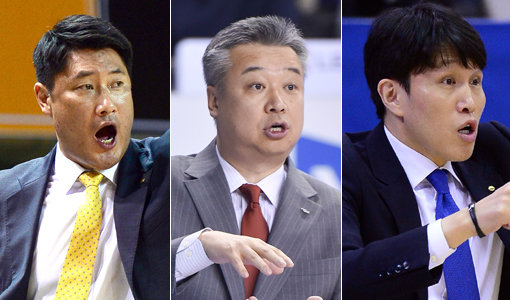 KB스타즈 안덕수 감독-삼성생명 임근배 감독-우리은행 위성우 감독(왼쪽부터). 사진｜스포츠동아DB·WKBL