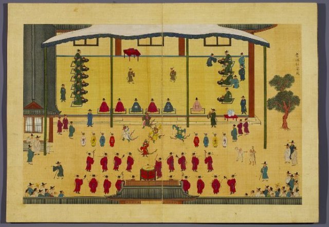 기사계첩-기사사연도.(문화재청 제공)