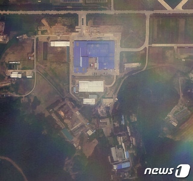 북한 산음동 미사일 기지. (사진은 제임스 마틴 비확산연구센터ㆍ인공위성 사진업체 플래닛)