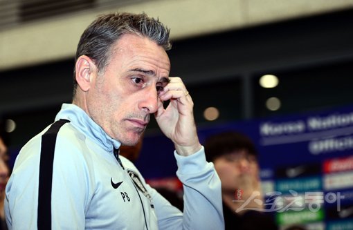 한국 남자 축구대표팀 벤투 감독. 스포츠동아DB