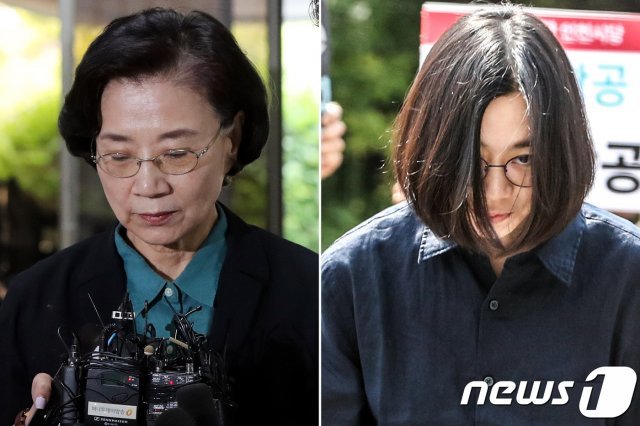 조양호 한진그룹 회장의 부인 이명희 일우재단 이사장(왼쪽)· 조현아 전 대한항공 부사장(오른쪽)/뉴스1