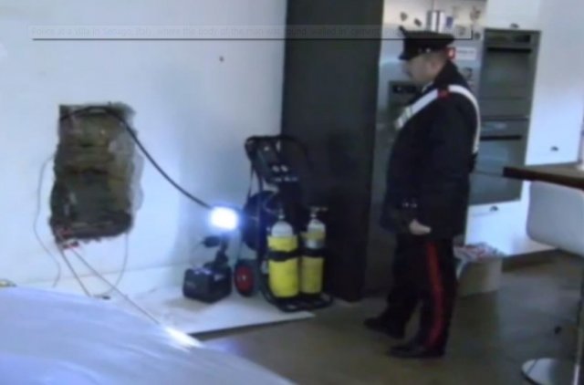 범행 현장 - 이탈리아 라 파블리카 갈무리