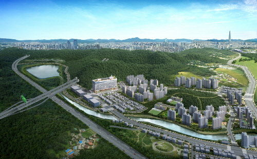 ‘현대지식산업센터 성남 고등’ 광역조감도