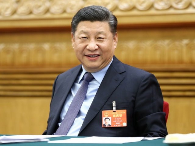 10일 중국 베이징(北京) 인민대회당에서 열린 전국인민대표회의 푸젠(福建)성 대표단 분과회의에 참석한 시진핑 국가주석. 시 주석이 흰머리를 노출한 데 대해 분석이 분분하다. 베이징=신화 뉴시스